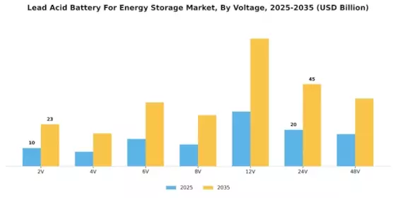 Lead Acid Battery For Energy Storage Market Segment Image 2
