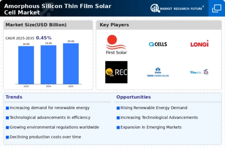 Amorphous Silicon Thin Film Solar Cell Market Infographic