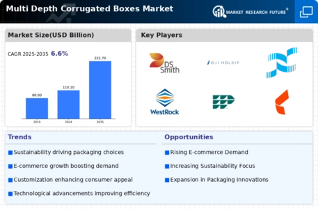 Multi Depth Corrugated Boxes Market Infographic