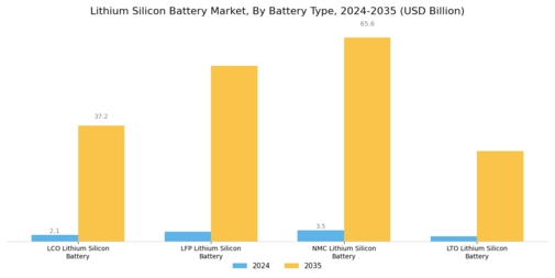 Lithium Silicon Battery Market Segment Image 0