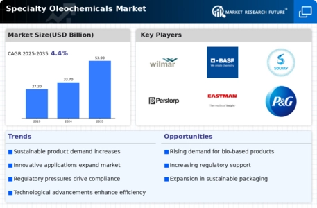 Specialty Oleochemicals Market Infographic