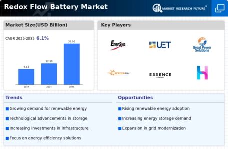 Redox Flow Battery Market Infographic