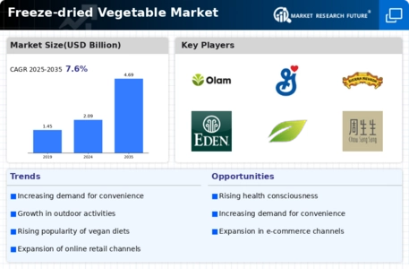 Freeze Dried Vegetable Market Infographic