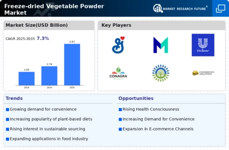 Freeze Dried Vegetable Powder Market Infographic