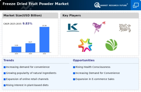 Freeze Dried Fruit Powder Market Infographic