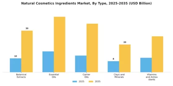 Natural Cosmetics Ingredients Market Segment Image 0