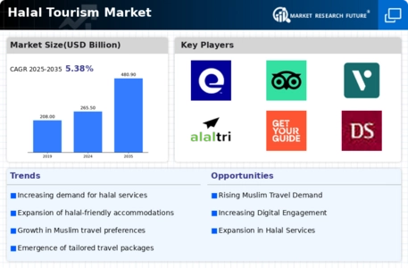 Halal Tourism Industry Overview Market Infographic