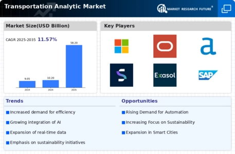 Transportation Analytic Market
 Infographic