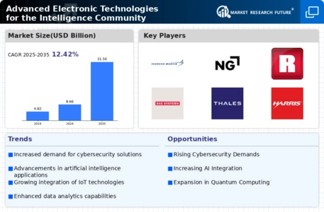 Advanced Electronic Technologies for the Intelligence Community Market Infographic