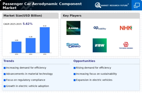 Passenger Car Aerodynamic Component Market Infographic