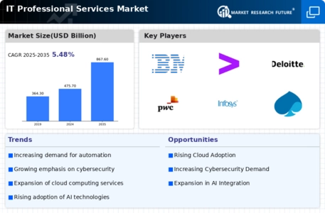 It Professional Services Market Infographic