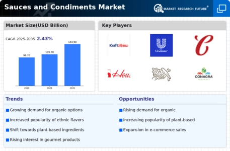 Sauces and Condiments Market  Infographic
