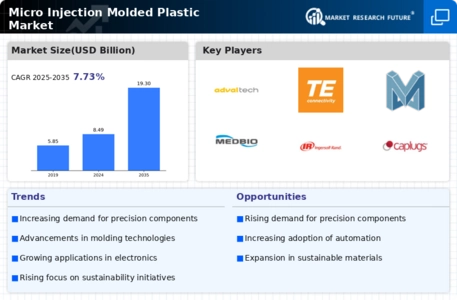 Micro Injection Molded Plastic Market Infographic
