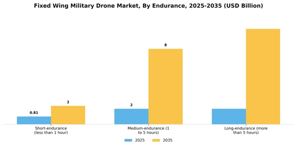 Fixed Wing Military Drone Market Segment Image 0