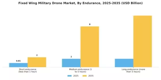Fixed Wing Military Drone Market Segment Image 1