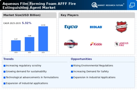 Aqueous Film Forming Foam Fire Extinguishing Agent Market Infographic