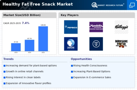 Healthy Fat Free Snack Market Infographic