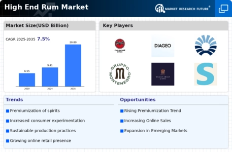 High End Rum Market Infographic