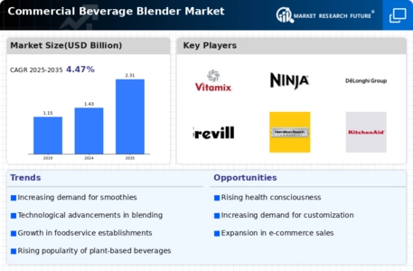 Commercial Beverage Blender Market Infographic