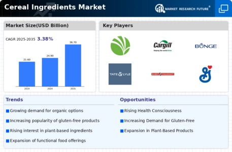 Cereal Ingredients Market Infographic