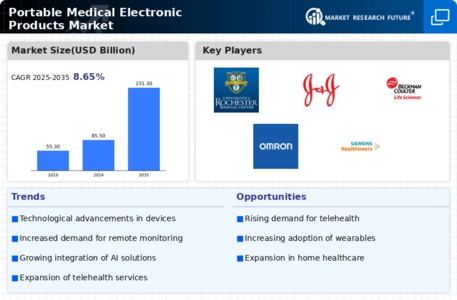 Portable Medical Electronic Products Market
 Infographic