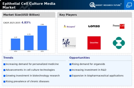 Epithelial Cell Culture Media Market Infographic