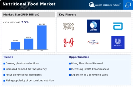Nutritional Food Market Infographic