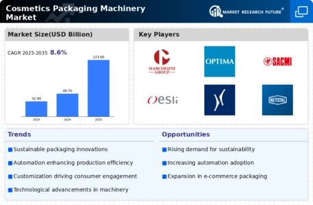 Cosmetics Packaging Machinery Market Infographic