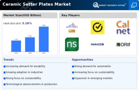 Ceramic Setter Plates Market Infographic