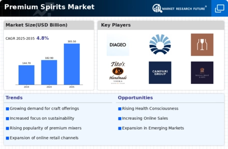 Premium Spirits Market Infographic