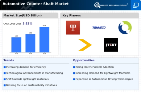 Automotive Counter Shaft Market Infographic