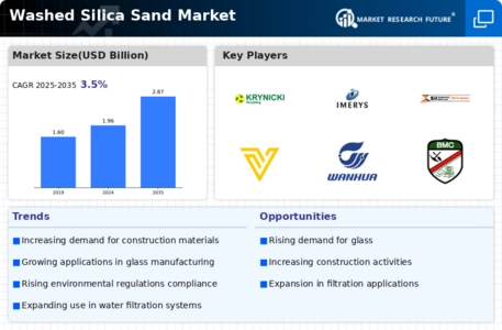 Washed Silica Sand Market Infographic