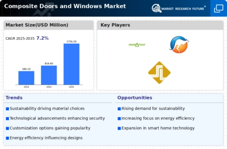 Composite doors Windows Market Infographic