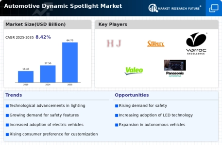 Automotive Dynamic Spotlight Market Infographic