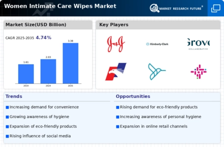 Women Intimate Care Wipes Market Infographic