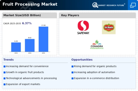 Fruit Processing Market Infographic