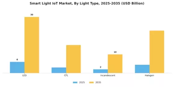Smart Light IoT Market Segment Image 1