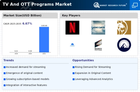 TV OTT Programs Market Infographic
