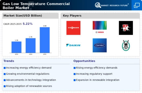 Gas Low Temperature Commercial Boiler Market Infographic