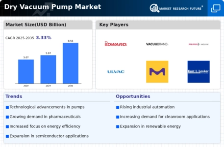 Dry Vacuum Pump Market Infographic