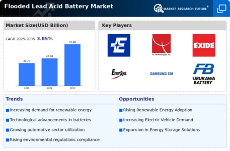 Flooded Lead Acid Battery Market Infographic