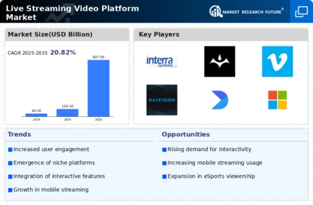 Live Streaming Video Platform Market Infographic
