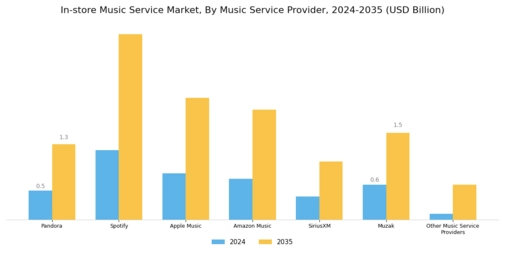 In store Music Service Market Segment Image 2