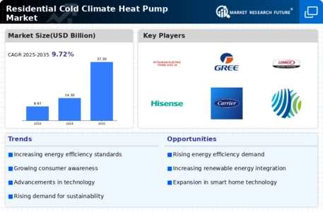 Residential Cold Climate Heat Pump Market Infographic