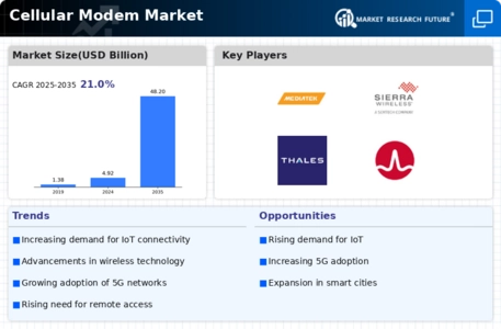 Cellular Modem Market Infographic