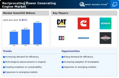Reciprocating Power Generating Engine Market Infographic