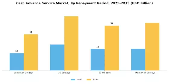Cash Advance Service Market Segment Image 1