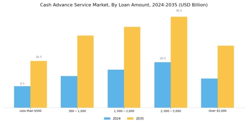 Cash Advance Service Market Segment Image 0