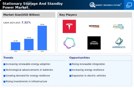 Stationary Storage Standby Power Market Infographic