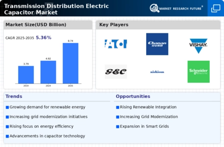 Transmission Distribution Electric Capacitor Market Infographic